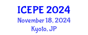 International Conference on Electrical and Power Engineering (ICEPE) November 18, 2024 - Kyoto, Japan