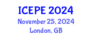 International Conference on Electrical and Power Engineering (ICEPE) November 25, 2024 - London, United Kingdom