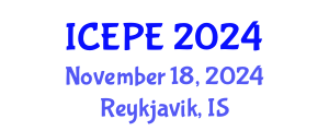 International Conference on Electrical and Power Engineering (ICEPE) November 18, 2024 - Reykjavik, Iceland