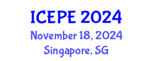 International Conference on Electrical and Power Engineering (ICEPE) November 18, 2024 - Singapore, Singapore