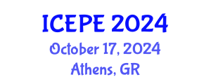 International Conference on Electrical and Power Engineering (ICEPE) October 17, 2024 - Athens, Greece