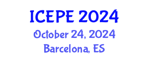 International Conference on Electrical and Power Engineering (ICEPE) October 24, 2024 - Barcelona, Spain