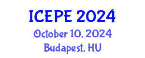 International Conference on Electrical and Power Engineering (ICEPE) October 10, 2024 - Budapest, Hungary