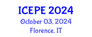 International Conference on Electrical and Power Engineering (ICEPE) October 03, 2024 - Florence, Italy