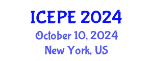International Conference on Electrical and Power Engineering (ICEPE) October 10, 2024 - New York, United States