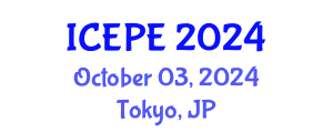 International Conference on Electrical and Power Engineering (ICEPE) October 03, 2024 - Tokyo, Japan