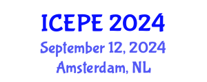 International Conference on Electrical and Power Engineering (ICEPE) September 12, 2024 - Amsterdam, Netherlands