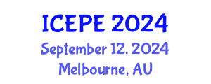 International Conference on Electrical and Power Engineering (ICEPE) September 12, 2024 - Melbourne, Australia