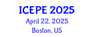 International Conference on Electrical and Power Engineering (ICEPE) April 22, 2025 - Boston, United States