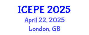 International Conference on Electrical and Power Engineering (ICEPE) April 22, 2025 - London, United Kingdom