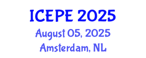 International Conference on Electrical and Power Engineering (ICEPE) August 05, 2025 - Amsterdam, Netherlands