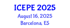 International Conference on Electrical and Power Engineering (ICEPE) August 16, 2025 - Barcelona, Spain