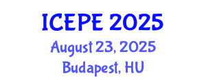 International Conference on Electrical and Power Engineering (ICEPE) August 23, 2025 - Budapest, Hungary