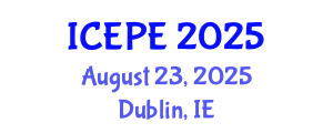 International Conference on Electrical and Power Engineering (ICEPE) August 23, 2025 - Dublin, Ireland