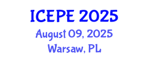 International Conference on Electrical and Power Engineering (ICEPE) August 09, 2025 - Warsaw, Poland