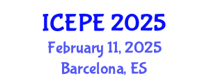 International Conference on Electrical and Power Engineering (ICEPE) February 11, 2025 - Barcelona, Spain
