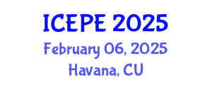 International Conference on Electrical and Power Engineering (ICEPE) February 06, 2025 - Havana, Cuba