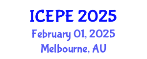 International Conference on Electrical and Power Engineering (ICEPE) February 01, 2025 - Melbourne, Australia