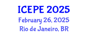 International Conference on Electrical and Power Engineering (ICEPE) February 26, 2025 - Rio de Janeiro, Brazil