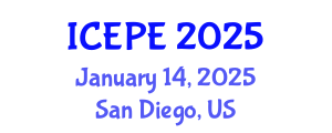 International Conference on Electrical and Power Engineering (ICEPE) January 14, 2025 - San Diego, United States
