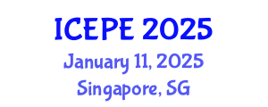 International Conference on Electrical and Power Engineering (ICEPE) January 11, 2025 - Singapore, Singapore