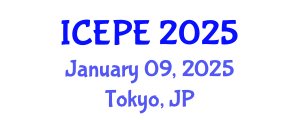 International Conference on Electrical and Power Engineering (ICEPE) January 09, 2025 - Tokyo, Japan