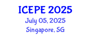 International Conference on Electrical and Power Engineering (ICEPE) July 05, 2025 - Singapore, Singapore