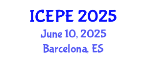 International Conference on Electrical and Power Engineering (ICEPE) June 10, 2025 - Barcelona, Spain