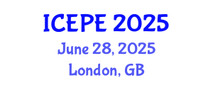 International Conference on Electrical and Power Engineering (ICEPE) June 28, 2025 - London, United Kingdom