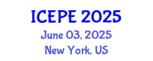 International Conference on Electrical and Power Engineering (ICEPE) June 03, 2025 - New York, United States