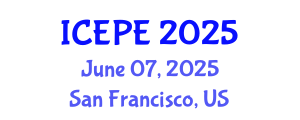 International Conference on Electrical and Power Engineering (ICEPE) June 07, 2025 - San Francisco, United States