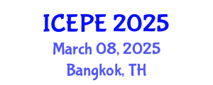 International Conference on Electrical and Power Engineering (ICEPE) March 08, 2025 - Bangkok, Thailand