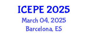 International Conference on Electrical and Power Engineering (ICEPE) March 04, 2025 - Barcelona, Spain
