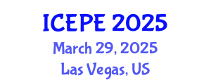 International Conference on Electrical and Power Engineering (ICEPE) March 29, 2025 - Las Vegas, United States