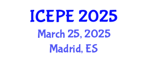 International Conference on Electrical and Power Engineering (ICEPE) March 25, 2025 - Madrid, Spain