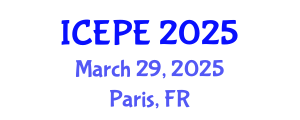 International Conference on Electrical and Power Engineering (ICEPE) March 29, 2025 - Paris, France