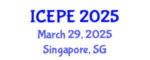 International Conference on Electrical and Power Engineering (ICEPE) March 29, 2025 - Singapore, Singapore