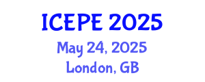 International Conference on Electrical and Power Engineering (ICEPE) May 24, 2025 - London, United Kingdom
