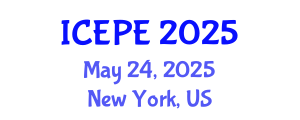 International Conference on Electrical and Power Engineering (ICEPE) May 24, 2025 - New York, United States