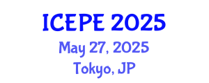 International Conference on Electrical and Power Engineering (ICEPE) May 27, 2025 - Tokyo, Japan