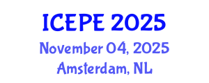 International Conference on Electrical and Power Engineering (ICEPE) November 04, 2025 - Amsterdam, Netherlands