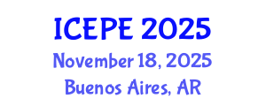 International Conference on Electrical and Power Engineering (ICEPE) November 18, 2025 - Buenos Aires, Argentina