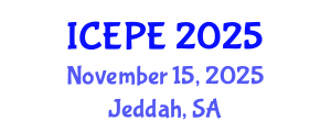 International Conference on Electrical and Power Engineering (ICEPE) November 15, 2025 - Jeddah, Saudi Arabia