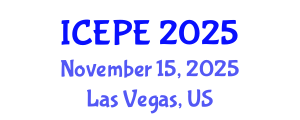 International Conference on Electrical and Power Engineering (ICEPE) November 15, 2025 - Las Vegas, United States