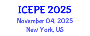 International Conference on Electrical and Power Engineering (ICEPE) November 04, 2025 - New York, United States