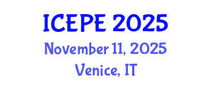 International Conference on Electrical and Power Engineering (ICEPE) November 11, 2025 - Venice, Italy