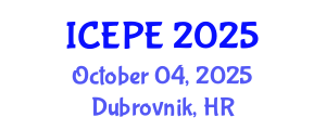 International Conference on Electrical and Power Engineering (ICEPE) October 04, 2025 - Dubrovnik, Croatia