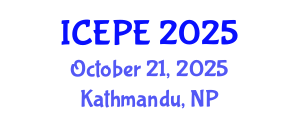 International Conference on Electrical and Power Engineering (ICEPE) October 21, 2025 - Kathmandu, Nepal