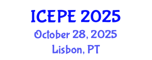 International Conference on Electrical and Power Engineering (ICEPE) October 28, 2025 - Lisbon, Portugal