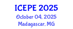 International Conference on Electrical and Power Engineering (ICEPE) October 04, 2025 - Madagascar, Madagascar